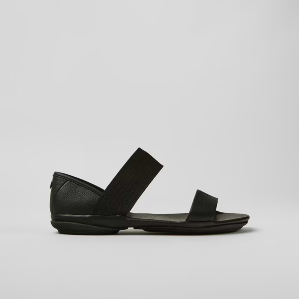 Camper Right Black Sandal